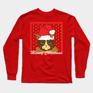 Meowy Christmas Long Sleeve T-Shirt